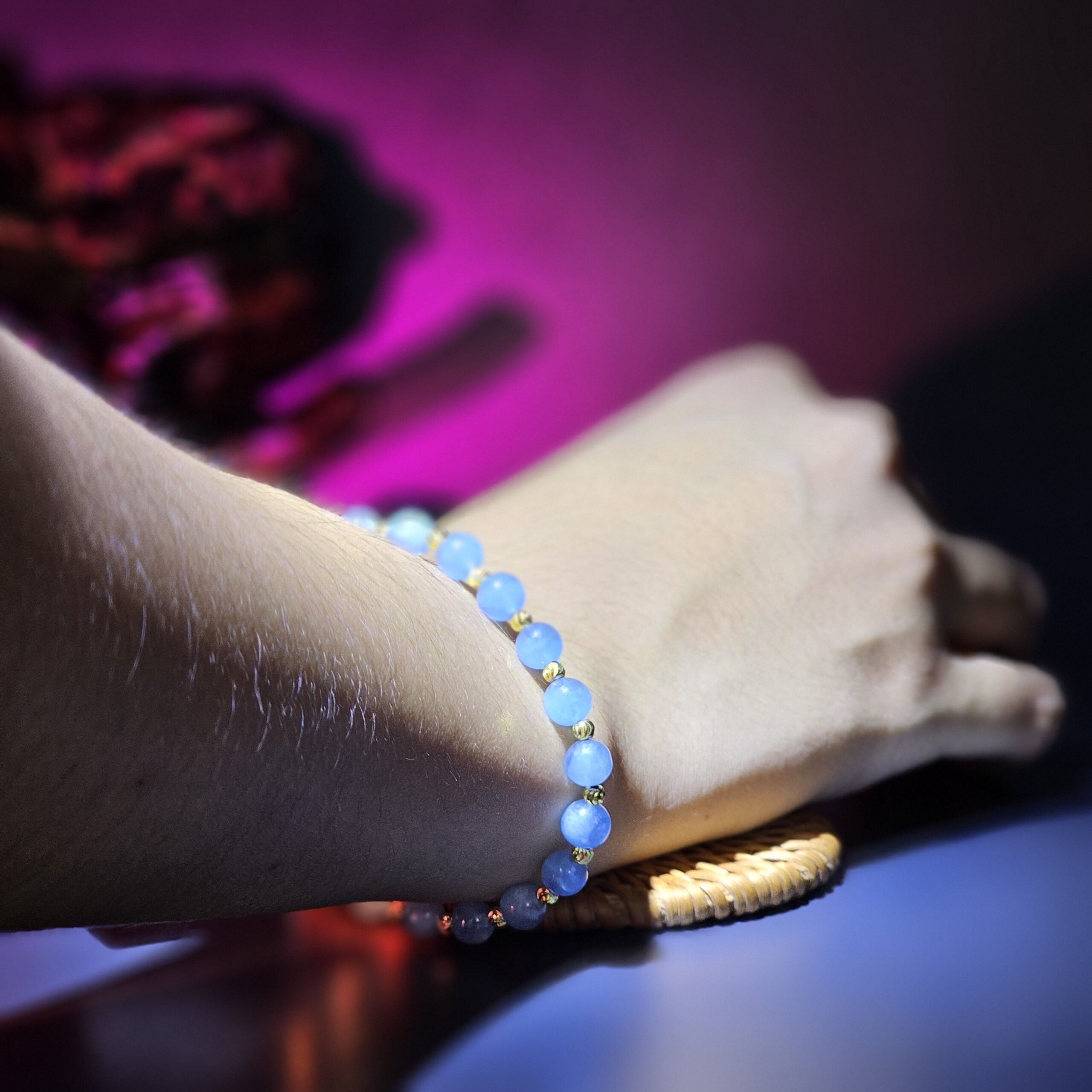 vòng tay aquamarine