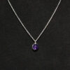 Dây Chuyền Thạch Anh Tím Bạc 925