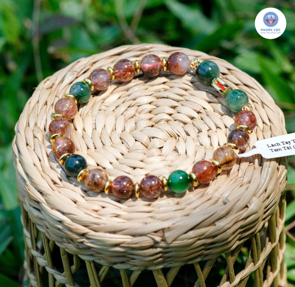 💫 Sức mạnh của đá Thạch Anh Tóc Tam Tài: Hài hòa năng lượng, củng cố vận khí cá nhân 2 tóc tam tài