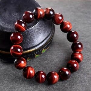 Vòng đá mắt hổ đỏ tự nhiên phong thủy bảo vệ sinh lực Phước Lộc Đà Nẵng