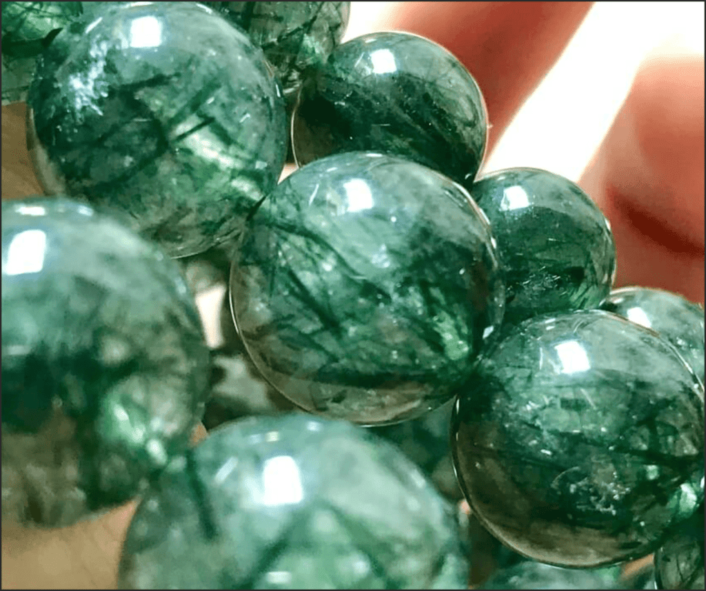 thạch anh tóc xanh